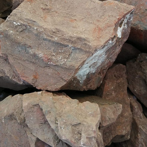 фото Яшма красная  (фр. 70-100 мм)  купить в Москве в интернет-портале КАМЕНЬ КЛУБ