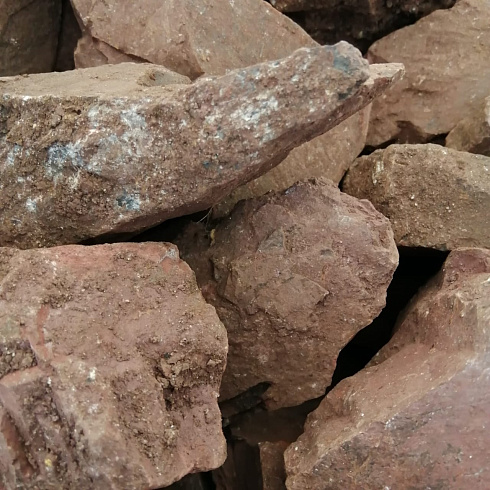 фото Яшма красная  (фр. 70-100 мм)  купить в Москве в интернет-портале КАМЕНЬ КЛУБ