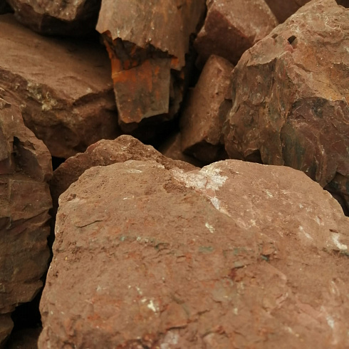 фото Яшма красная  (фр. 70-100 мм)  купить в Москве в интернет-портале КАМЕНЬ КЛУБ