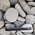 Kamenclub.ru: Галька речная окат (темно-серая) фр. 70-150 мм. купить  в Москве галька речная темно-серая, синяя, серая речная галька округлая  8000 руб/т   фото КАМЕНЬ КЛУБ