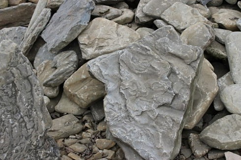 Kamenclub.ru: Песчаник декоративный ландшафтный (фр. 300-500 мм)  купить в Москве песчаник желтый рыжий серый зеленый валун речной окатанный природный песчаника 4 500 руб/т   фото КАМЕНЬ КЛУБ